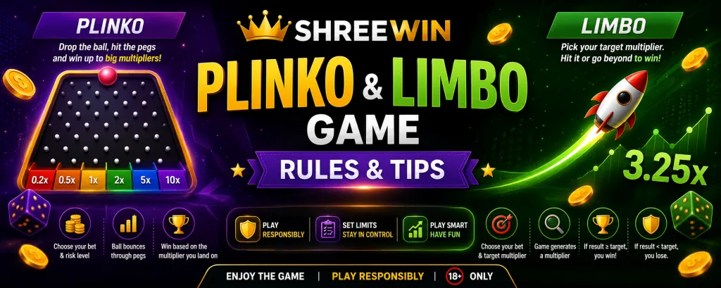 ShreeWin Plinko and Limbo
